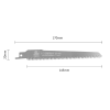 Pruning Saw Blade(130mm/P3.0mm)-Reciprocating , Saber electric saw blade
